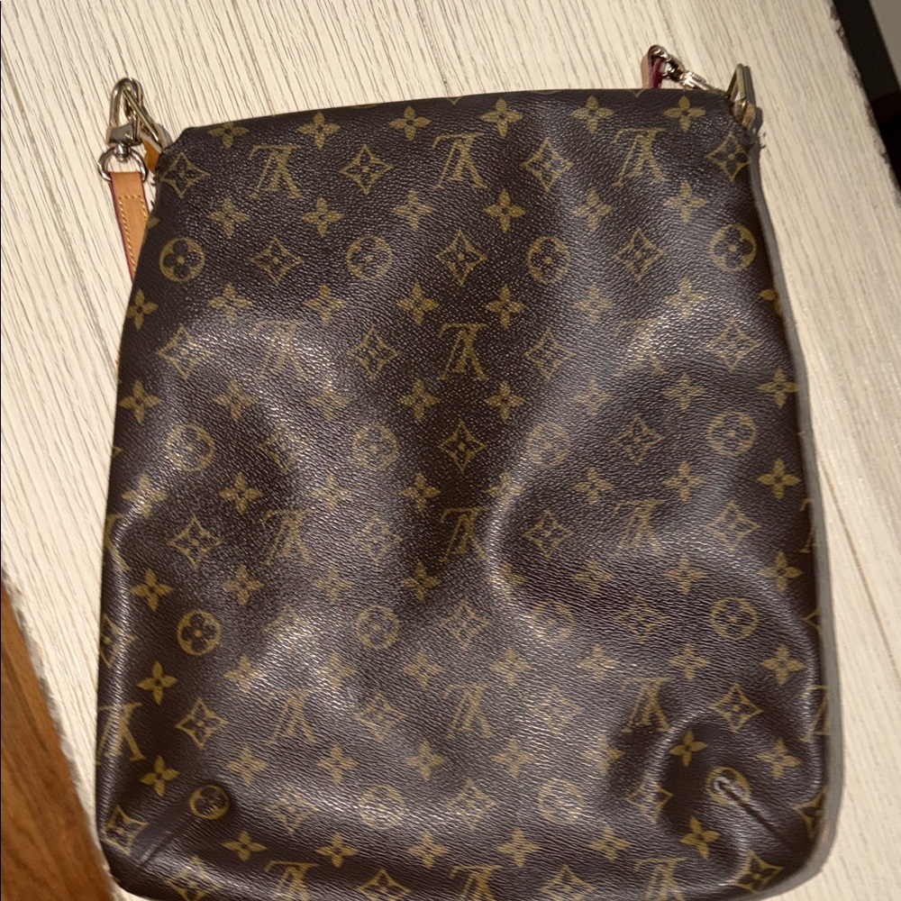 Authentic Louis Vuitton Dark Brown Monogram Musette Crossbody Bag - Picture 12 of 12